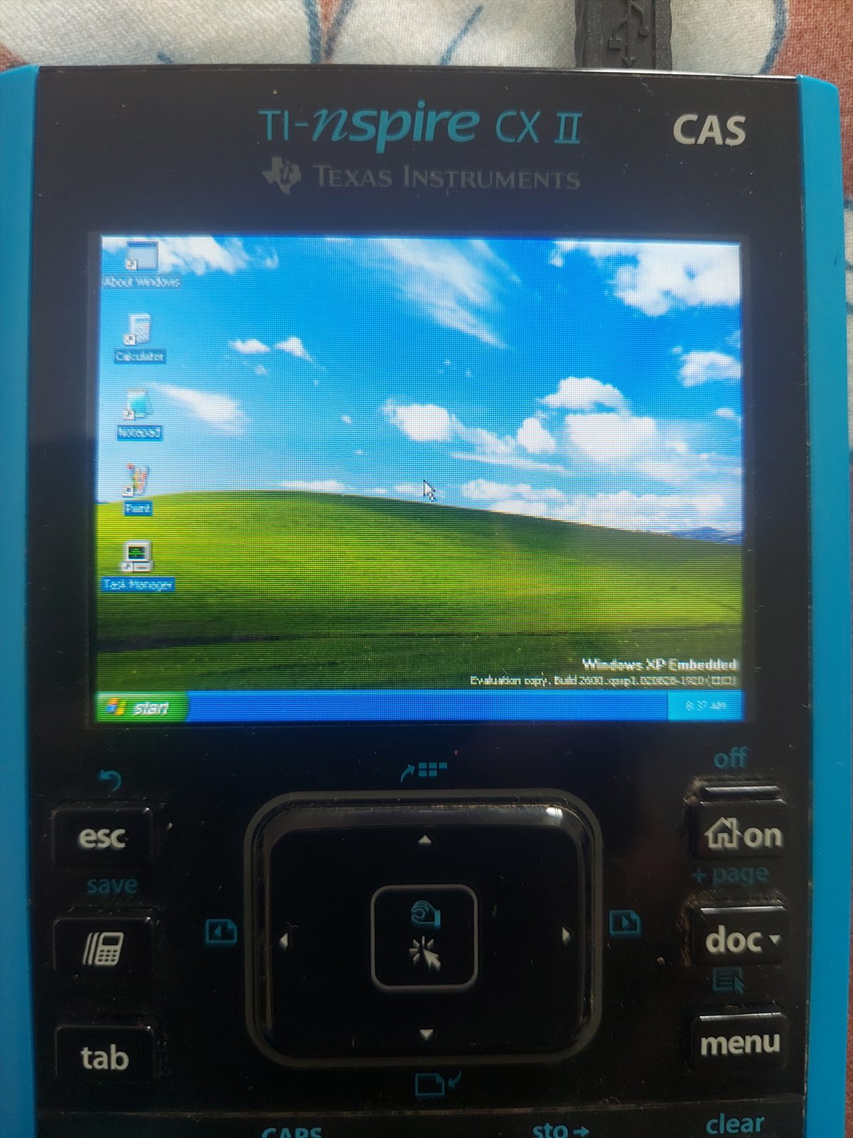 XP desktop on nspire