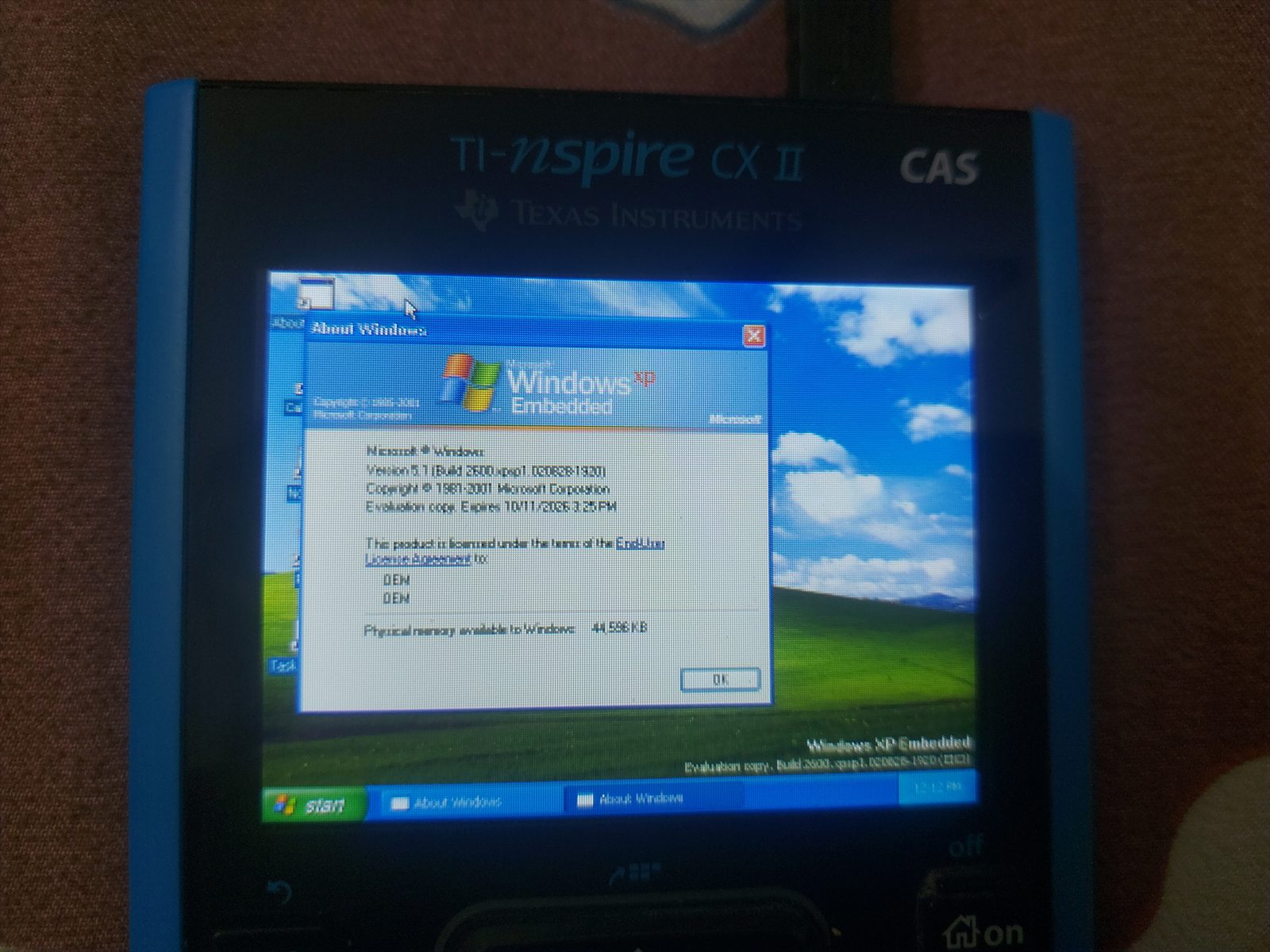 Winver screen